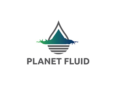 Planet fluid logo natural resources water