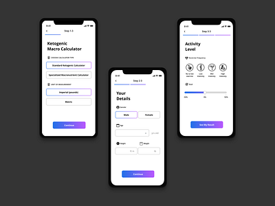 Iphone Keto Calculator app dailyui design illustration minimal ui ux