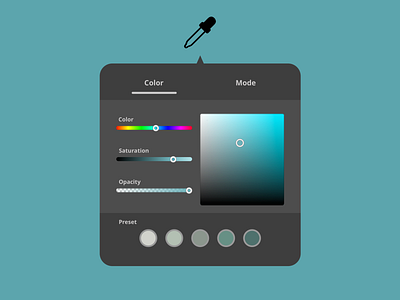 Color Picker app color picker dailyui design illustration minimal sketch ui ux web website