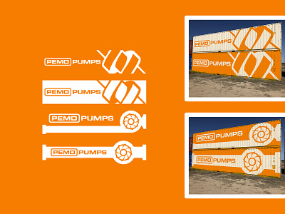 PEMO Pumps branding graphic design