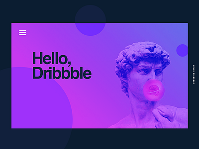 Hello Dribbble color concept design dribbble dribbbler follow girls grid ui ux
