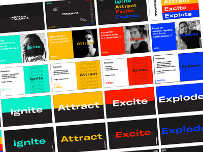 Dynamics Brand Concept brand brand and identity brand guidelines brand identity brutalism campaign color design logo type ui