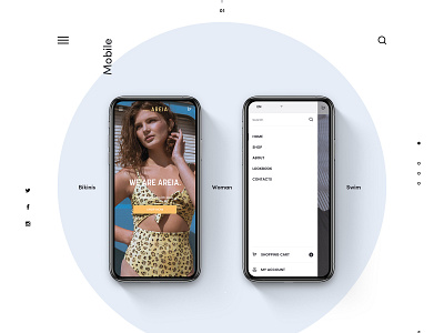 Swimwear Mobile Homepage