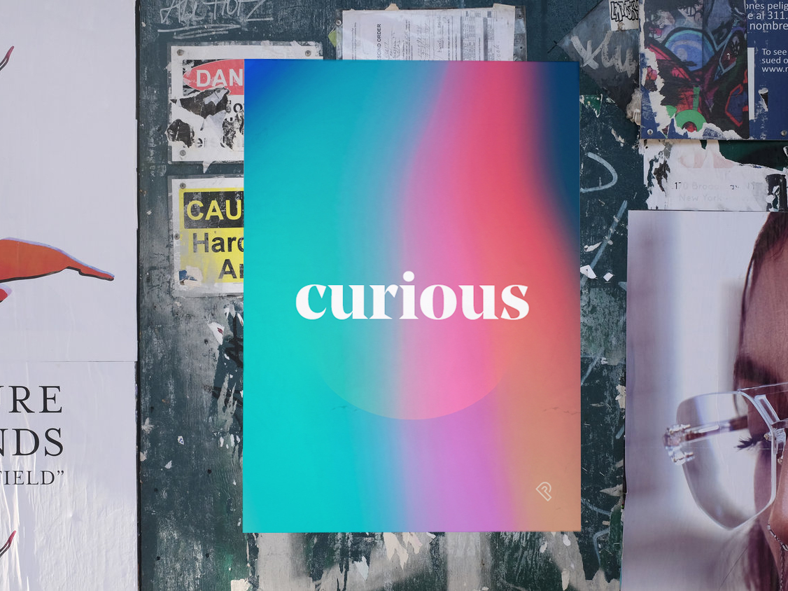 Curious Poster by Pedro Gil 👋 on Dribbble
