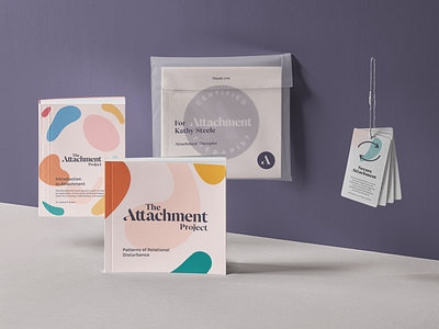 Packaging Exploration for Attachment Project book book cover booklet brand brand design brand identity branding cover design illustraion logo nyc organic package package design packaging pattern psychology start up startup wellness