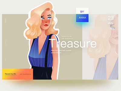 Treasure design illustration 插图 设计