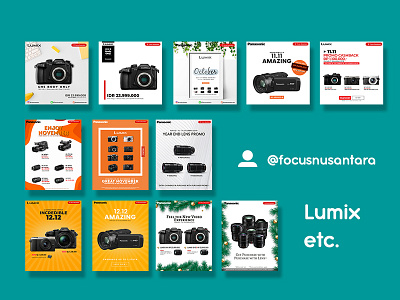 Lumix Promo banner branding camera diy diy mockup editing illustrator cc instagram instagram banner instagram feed lumix photograph photoshop photoshop cc promotional design social media