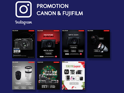 Promotion Feed Instagram FujiFilm banner branding camera design diy diy mockup editing illustrator cc instagram instagram banner instagram feed layout design photograph photoshop photoshop cc promotional design social media typography