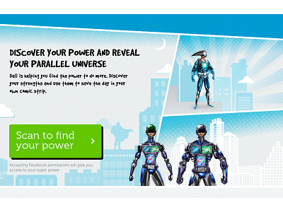 Dell Super Hero - app mock up