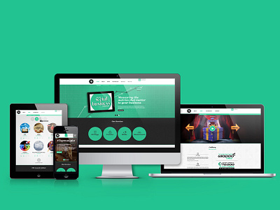 TBG Digital website redesign agency design gallery green mobile portfolio website