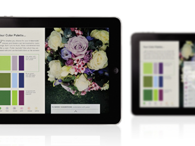 Parfaire, iPad Magazine interface ipad magazine ui ux wedding