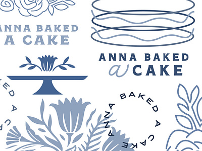 Anna Baked a Cake Logo Process