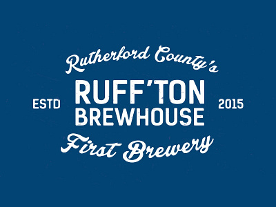 Ruff'ton Brewhouse brewery brewhouse logo