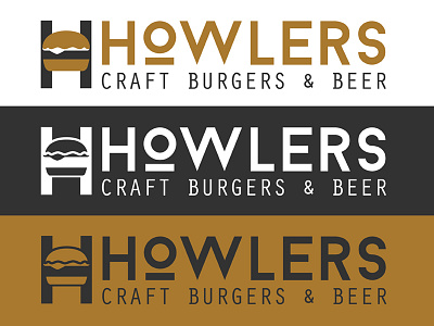 Howlers beer branding burgers craft h modern prohibition restaurant