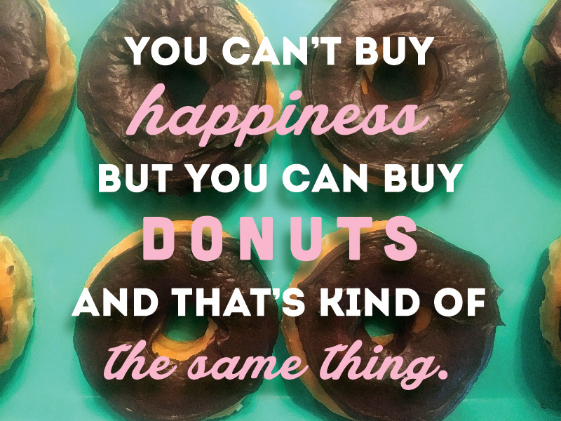 Donut Shop Ad by Marcie Mason on Dribbble