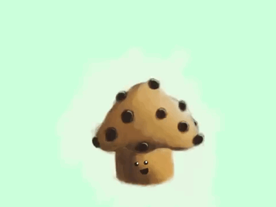 Chocolate Chip Muffin Dance animation animation desk art breakfast dancing muffin illustration ipad pro
