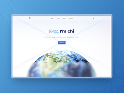 Web-block | Hero blue clean clean design clean ui frosted glass glass hero banner hero section homepage ui ui design web design website design