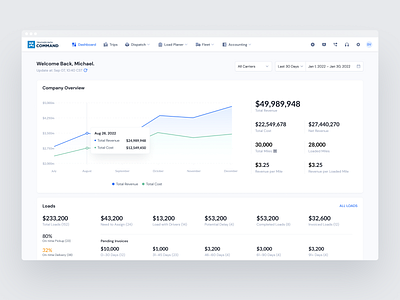 Demo - SaaS Dashboard 1