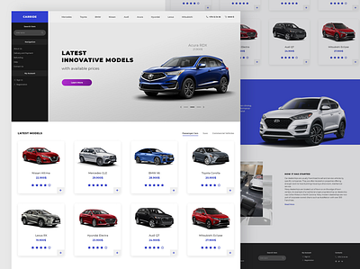 Car Store Landing Page Design cars e commerce landing landing page landing page design online shop online store store ui ux ui design uidesign uiux user experience user interface ux design uxdesign web design webdesign website website design