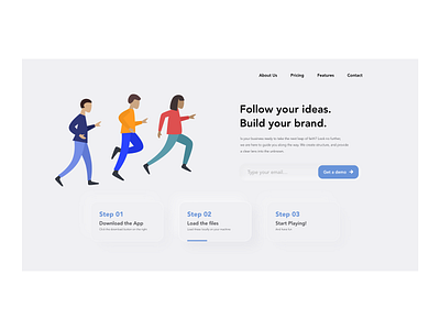 Concept Landing Page for Business