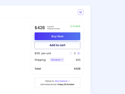 Ecommerce concept - p1 ecommerce design ui