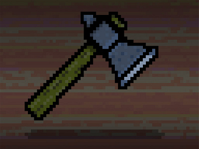 Pixel Axe Dribbble