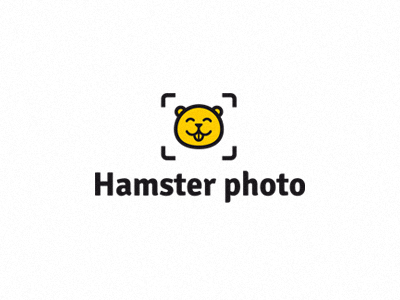 Hamster photo hamster logo photo rodent smile studio