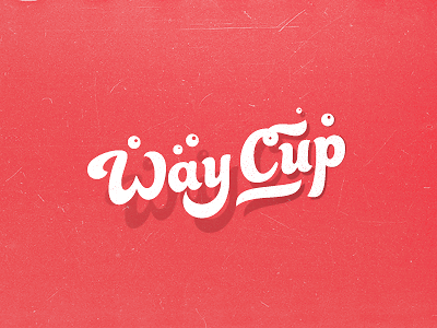 WayСup cup font logo logotype type vector way