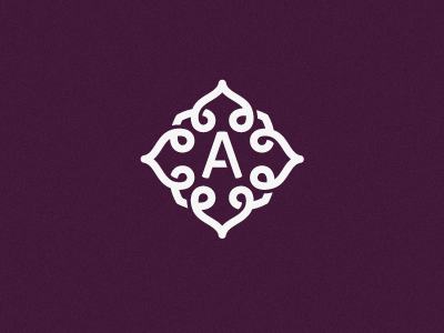 Al Jasmi beauty letter logo pattern salon symmetry vector