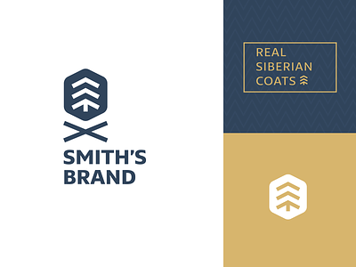 Smith's Brand coats fir forest logo logotype siberia siberian smiths