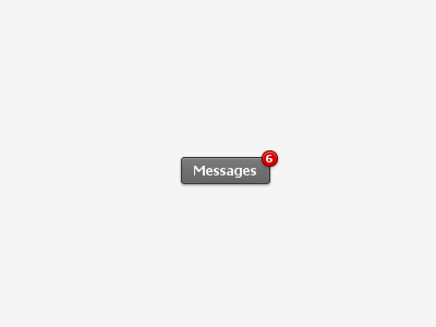 Pure CSS3 Message Button With Notification