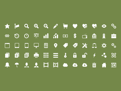 32x32 Icon Set Preview by Matt Gentile - Dribbble