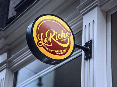 La Riche Bakery Logo Design