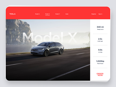 Tesla website concept app auto branding car design electric car graphic graphic design landing page minimal minimalist model tesla tesla ai typography ui ui design ux web page