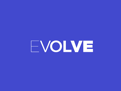 Evolve change draft evolve graphic design gym logo love minimal minimalist revolution