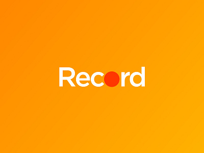 Record art direction best logo design graphic logo minimal minimalist play textlogo visula text project vtp