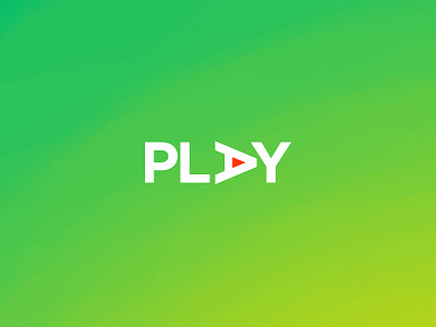 Play art direction best logo design graphic logo minimal minimalist play textlogo visula text project vtp