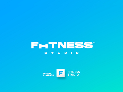 fitness studio logo exploration best logo design graphic illustration logo minimal minimalist textlogo ui vector