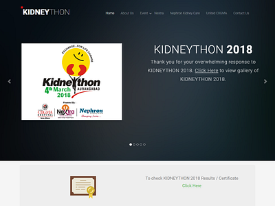 Kidneython - Marathon Management Web app