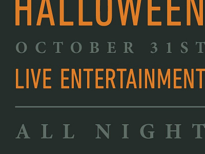 Halloween Type ad halloween typography