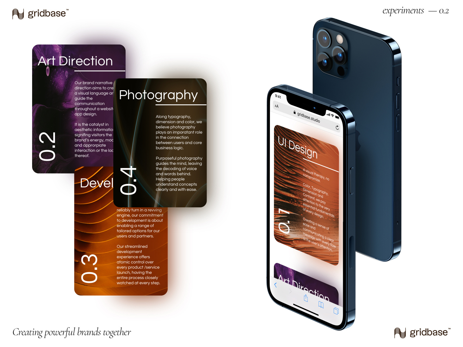 Studio Features - gridbase® by Nino P on Dribbble