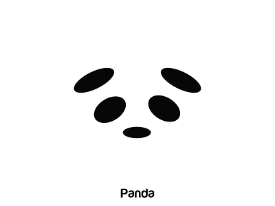 Panda ai animal animation app black branding concept creative design flat icon illustration logo panda ui ux vector web