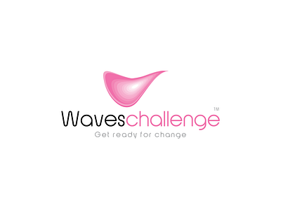 Waves Challenge ai branding color concept creative design flat icon identity illustration in love inspiration logo type typography ui ux vector wave web