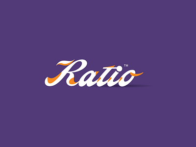 Ratio Logo animation app branding color concept creative design flat food icon identity illustration inspiration lettering logo minimal type typography ui ux