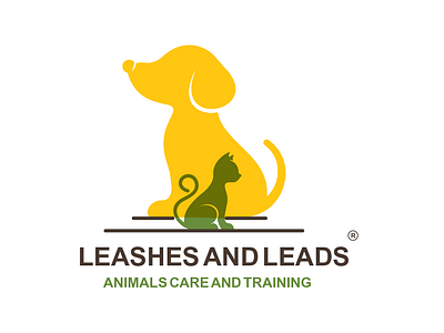 overlapping colors dog and cat Logo animals logo animation app branding creative dog logo domination drawing flat food icon identity illustration inspiration logo minimal modern logos overlapping color ui ux