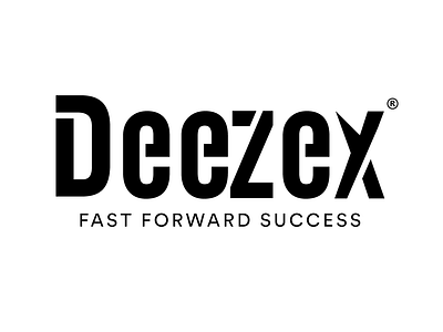 Deezex Logo app black branding concept creative identity illustration inspiration ios lettering logo mark marketing music type typography ui ux web website