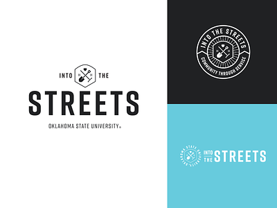 Into The Streets badge brand branding logo