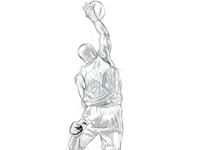 Kobe Illustration adobeideas basketball illustration intuoscreativestylus kobe nba vector wacom