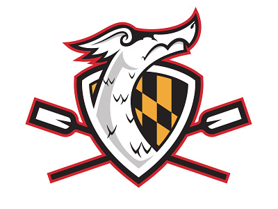 BDBC Logo badge baltimore boat dragon dragonboat maryland oars rowing shield