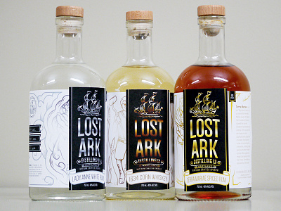 Lost Ark Distilling Bottles